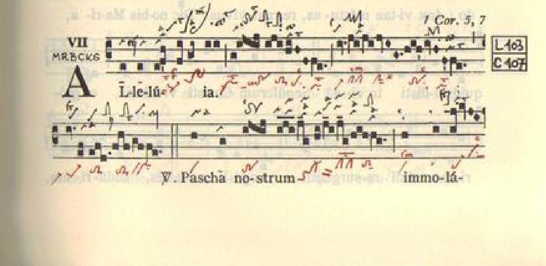 Alleluia Pascha nostrum dans le Graduale Triplex